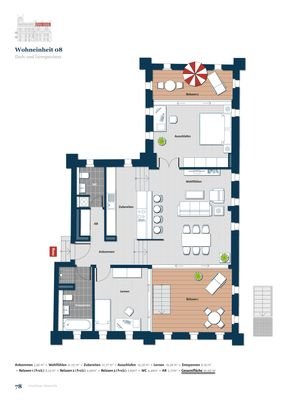 Grundriss Kaiservilla WE08