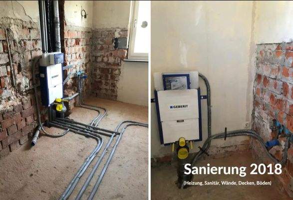 Sanierung im Jahr 2018