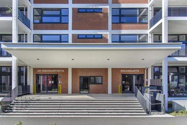 Eingang  Am Tabak Quartier 54