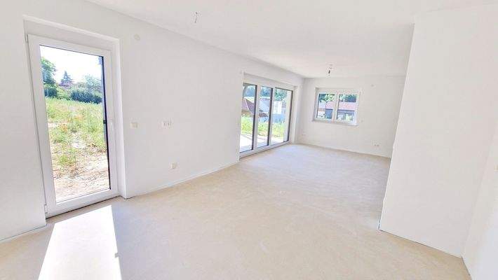 Terrassenansicht Haus 2 - EG