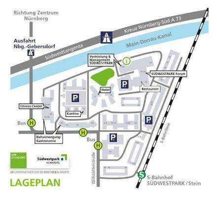 Lageplan Südwestpark