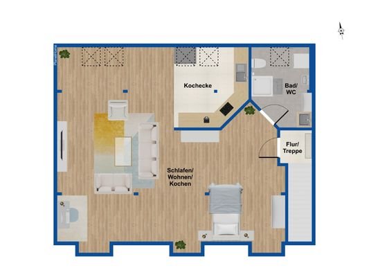 Grundriss Dachgeschoss