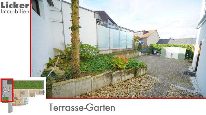Terrasse-Garten