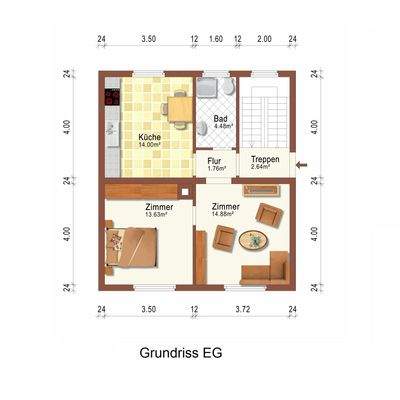 2-FH-DHH, Grundriss EG