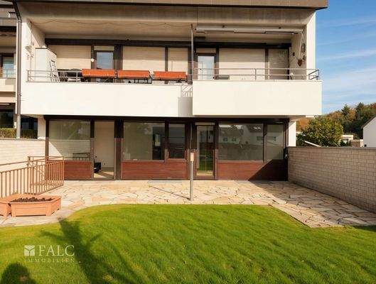 Blick vom Garten aus  - (KI generiert)