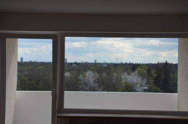 Blick aus dem Wohnzimmer