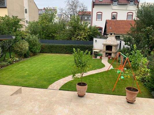 Gartenansicht von innen