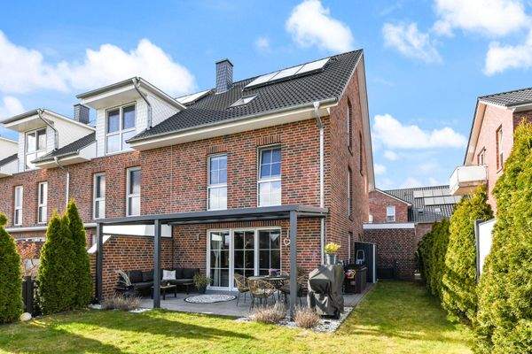 Reihenhaus Gartenansicht