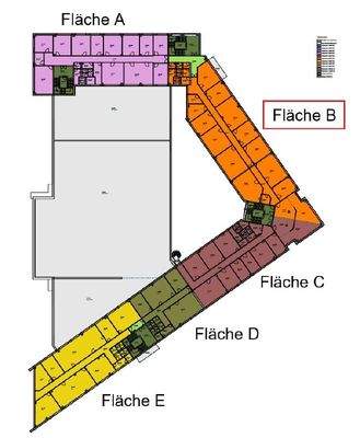 Grundriss 1 OG A bis E