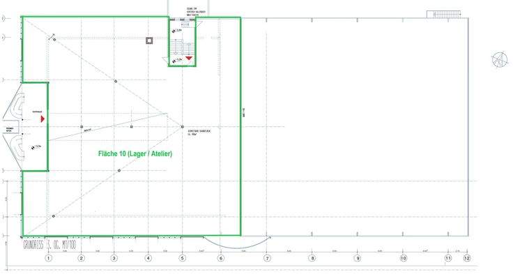 Grundriss Fläche 10