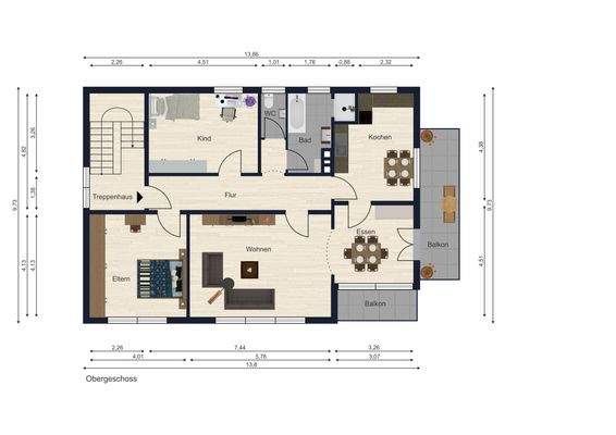Grundrisse Obergeschoss