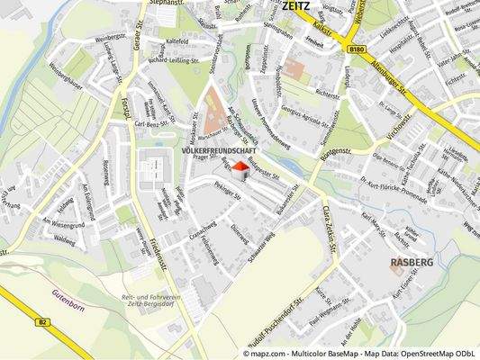 Geolyzer Kartenausschnitt