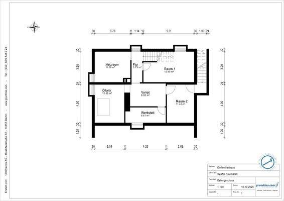 Grundriss Kellergeschoss