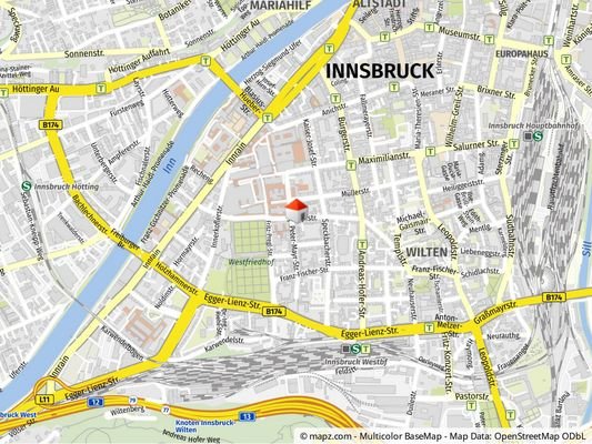 Geolyzer Kartenausschnitt