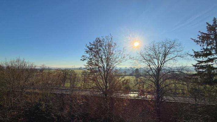 Weitsicht vom Balkon