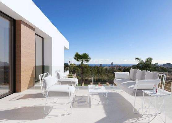 Sea View Villas with Private Pools in Finestrat Alicante