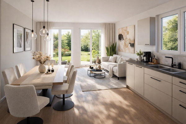 Visualisierung Wohn-/Essbereich