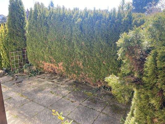 Terrasse am Wohnzimmer