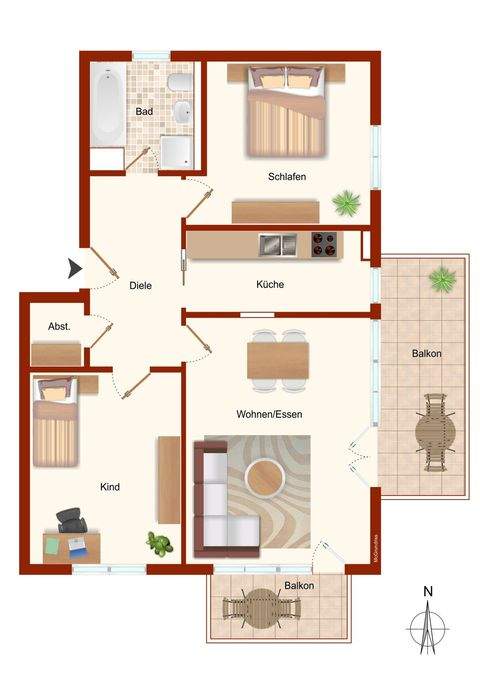 Haar / Gronsdorf Wohnungen, Haar / Gronsdorf Wohnung mieten