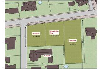 445-3 vermaßter Grundstücksplan neu