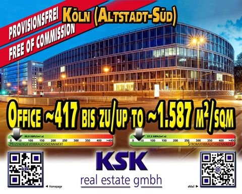 Köln Büros, Büroräume, Büroflächen 