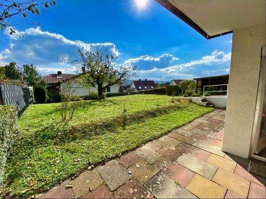 Terrassen-  und Gartenzugang Einliegerwohnung