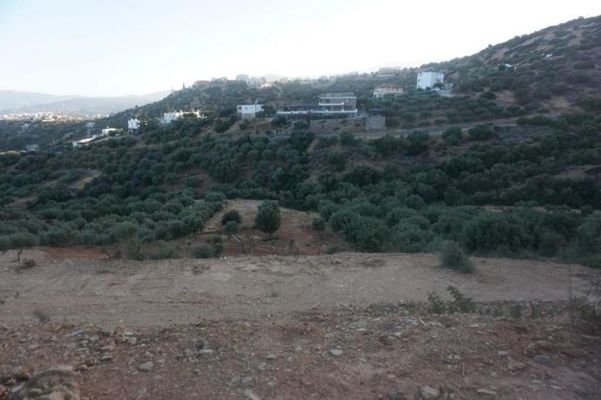 Kreta, Katsikia: Baugrundstück mit Meerblick zu ve