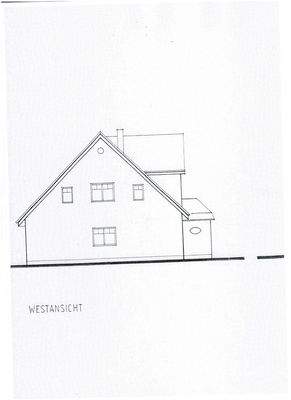 Haus Westansicht