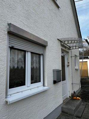 Giebelansicht Hauseingang