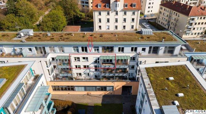 Hausansicht - Drohnenaufnahme