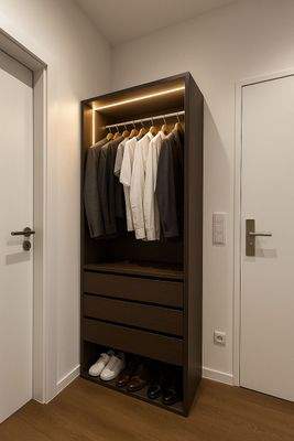 Einrichtungsbeispiel für die Ankleide