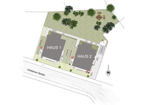 Lageplan Holsteiner Straße