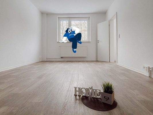 Wohn- und Schlafzimmer