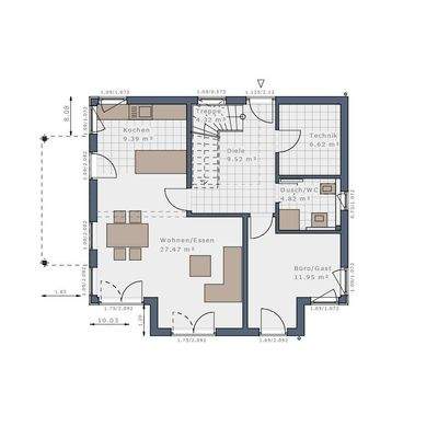 Grundriss Erdgeschoss