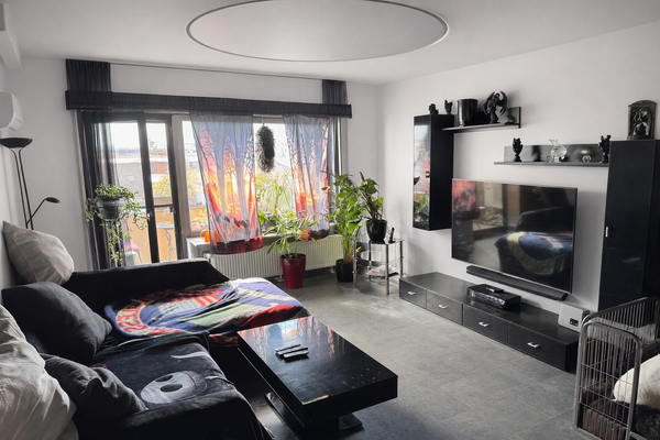 Visualisierung Wohnzimmer weiß