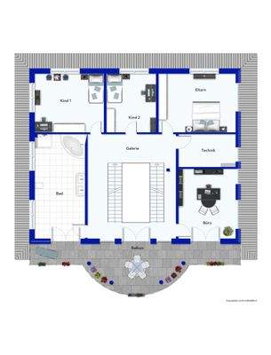 Grundriss Obergeschoss