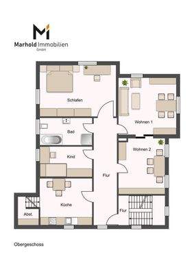 Mietobjekt Obergeschosswohnung 