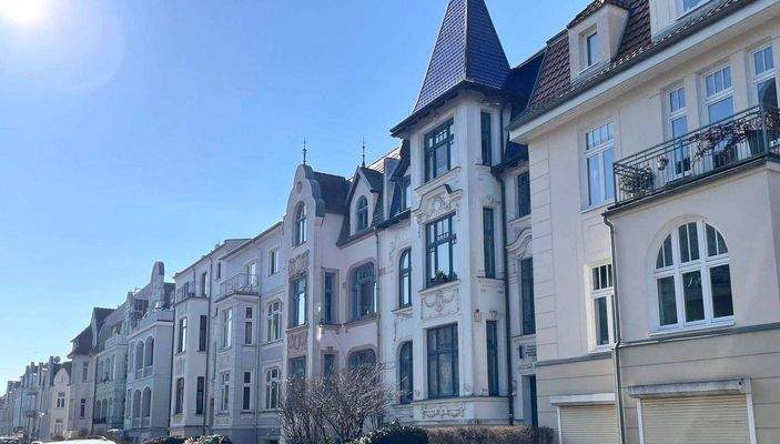 Blick in die Strasse