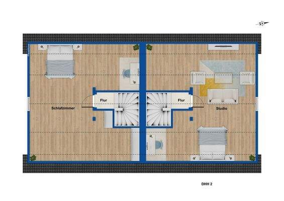Grundriss Dachgeschoss
