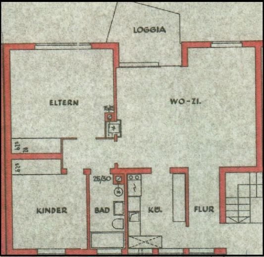 Erdgeschoss-Wohnung mit schöner Terrasse