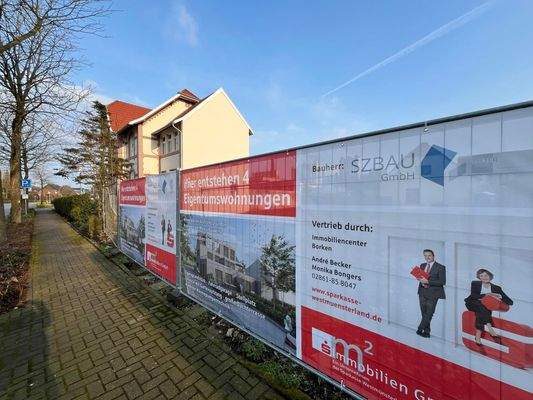 Werbebanner Grundstück