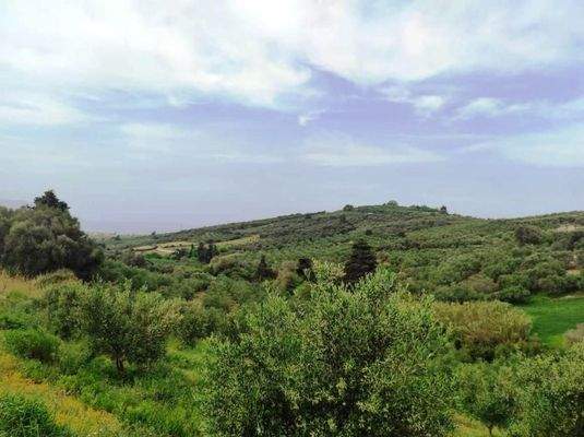 Kreta, Kastellos: Grundstück mit Meerblick zu verkaufen
