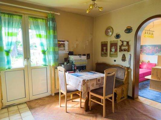 Essbereich in der Küche EG