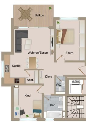 Wohnung Nr. 5, OG