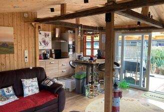 Blick auf die Veranda