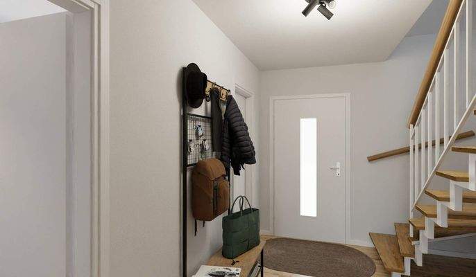 Heller und freundlicher Eingangsbereich