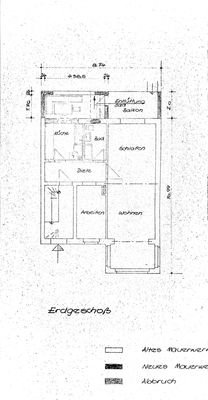 Grundriss Vorderhaus 2 - Hochparterre