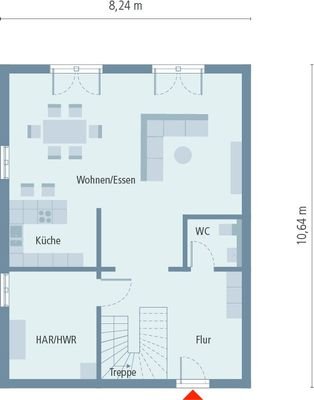 Grundriss Erdgeschoss