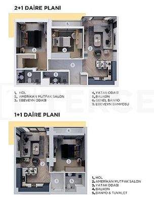 Valley View Apartments in a Prestigious Location in Çankaya Ankara