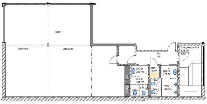 Grundriss OG - Büro 2